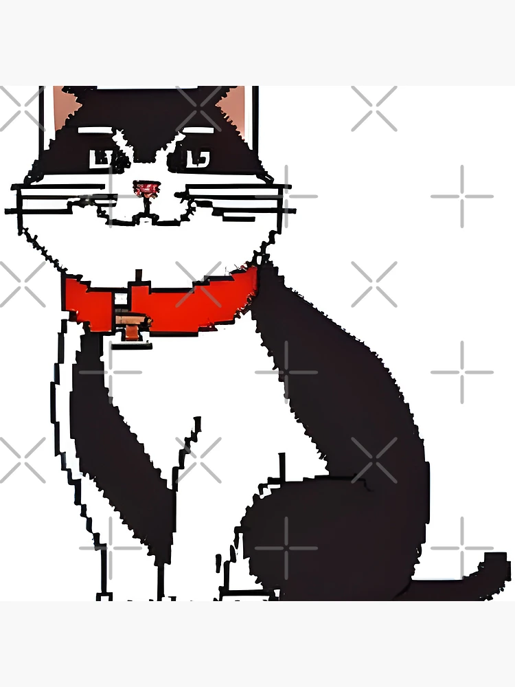 Thumbnail 5 of 5, Coasters (Set of 4), Pixel Style Cat Design designed and sold by DeepSeeAI.