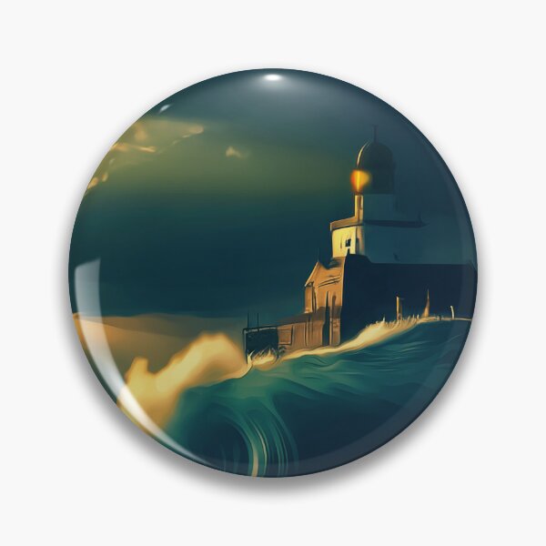Item preview, Abstract ocean view - "Lighthouse" designed and sold by Hemindway.