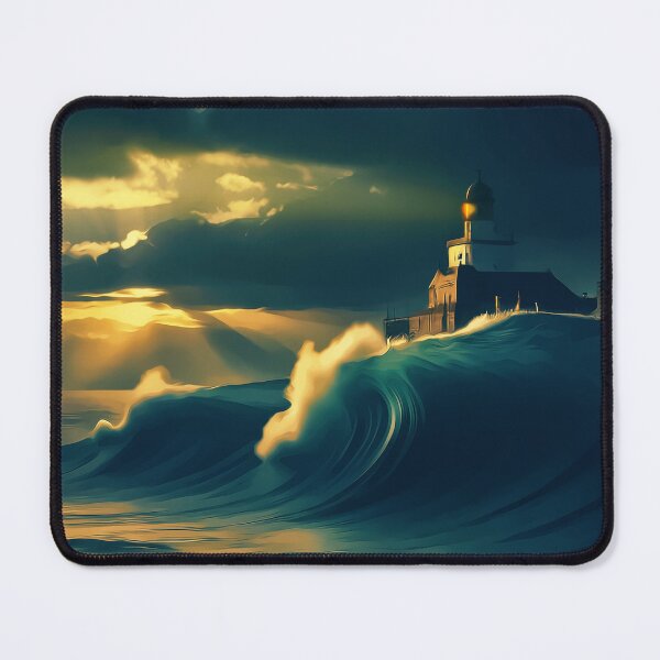 Item preview, Abstract ocean view - "Lighthouse" designed and sold by Hemindway.