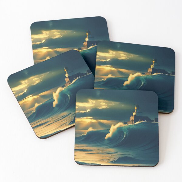 Item preview, Abstract ocean view - "Lighthouse" designed and sold by Hemindway.