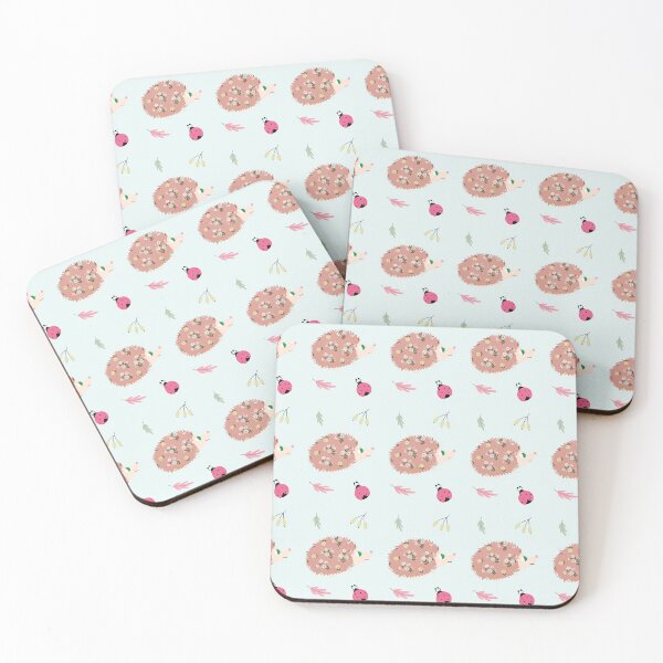 Item preview, Pastel Hedgehog Pattern designed and sold by little-explorer.