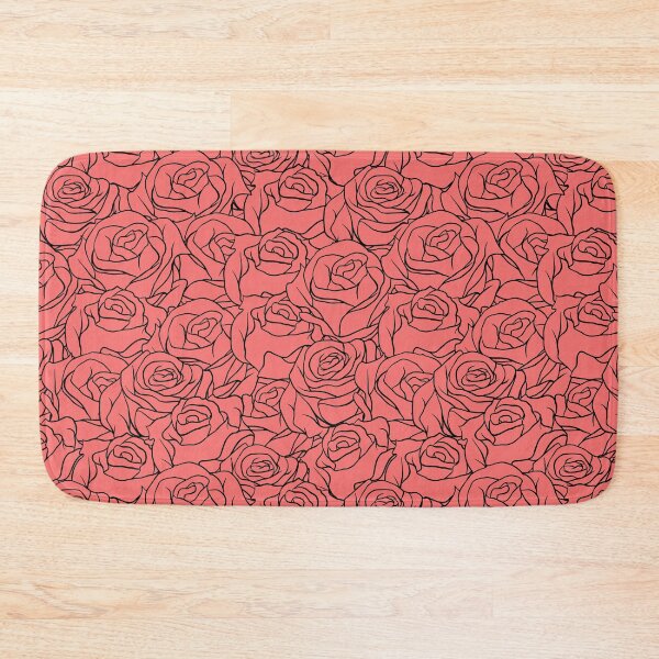 Item preview, Roses pattern,pink,black designed and sold by cutecrazytshirt.