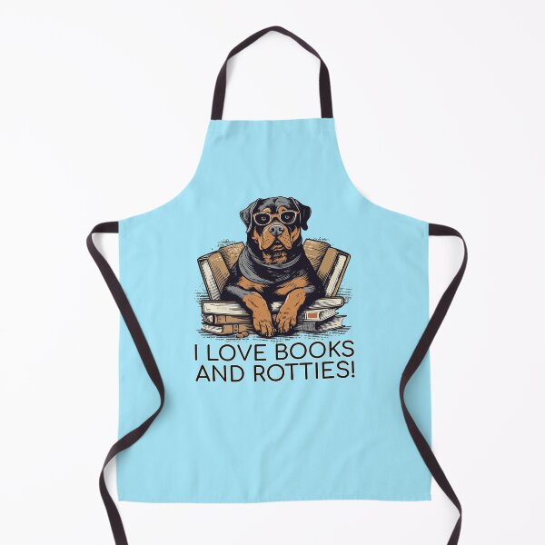 Item preview, Rottweiler Bookworm II - A Cozy Design for Book Lovers designed and sold by brindled.