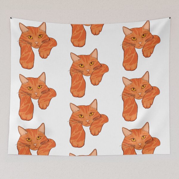 Item preview, Ginger Cat Listening to Your Story designed and sold by HowreSketch.