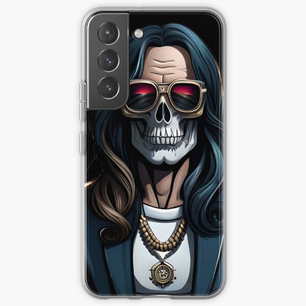 Cráneo Rockero con pelo largo. Heavy Metal Skull 4 Funda blanda para Samsung Galaxy