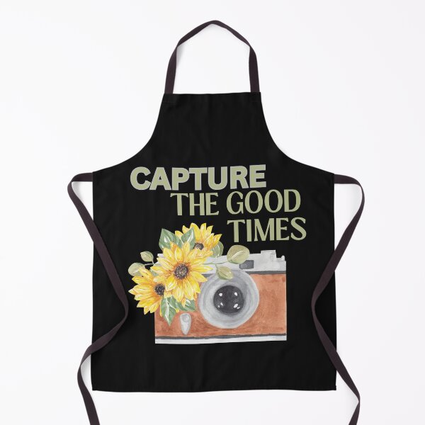 Item preview, Capture the good times, camera with flowers, camera quote designed and sold by JDreaming.