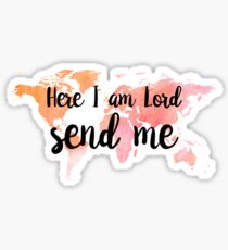 Christian Quote Isaiah 6:8 Sticker