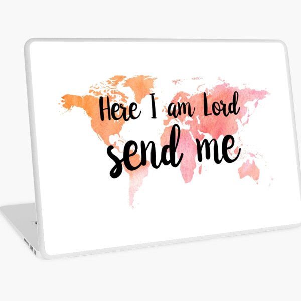 Christian Quote Isaiah 6:8 Laptop Skin