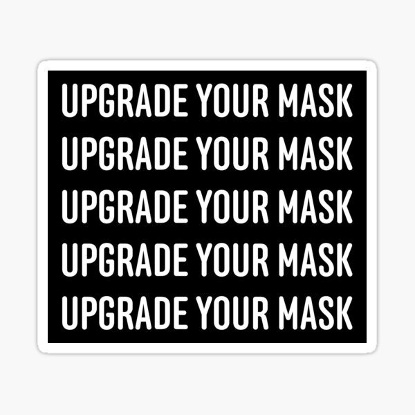 Upgrade your mask (stickers/magnet) Sticker