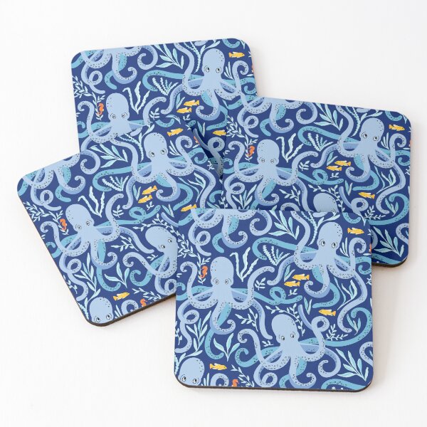 Item preview, Undersea octopus  designed and sold by Jennifer Ladd.