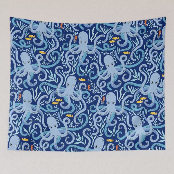 Item preview, Undersea octopus  designed and sold by Jennifer Ladd.