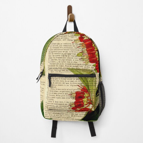 Item preview, Botanical print, on old book page designed and sold by Art by Lilia.