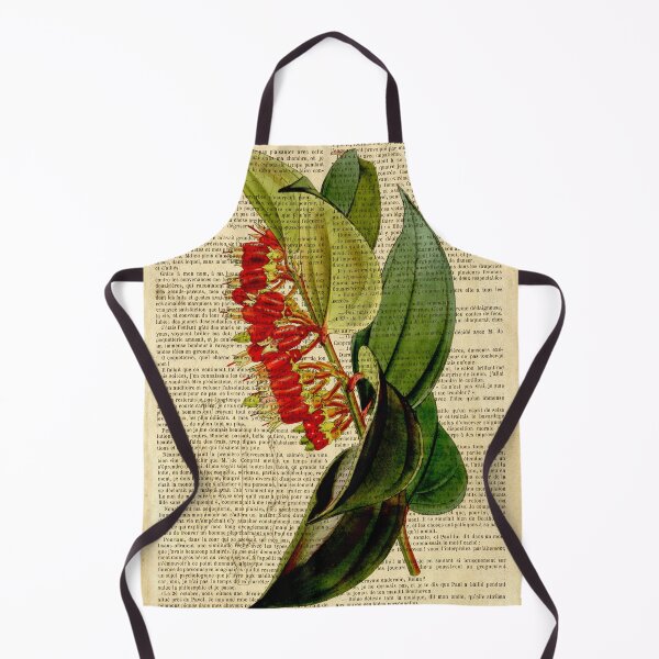 Item preview, Botanical print, on old book page designed and sold by Art by Lilia.
