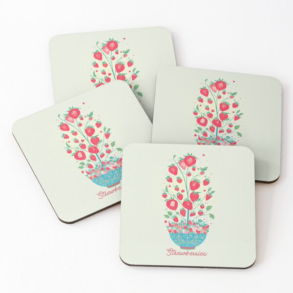 Item preview, Strawberries in Pot Vintage Design By CallisC Arts designed and sold by CallisC-Arts.