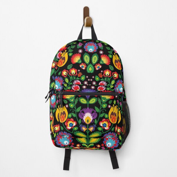 Item preview, Wycinanki Folklor colorful pattern - black designed and sold by FK-UK.