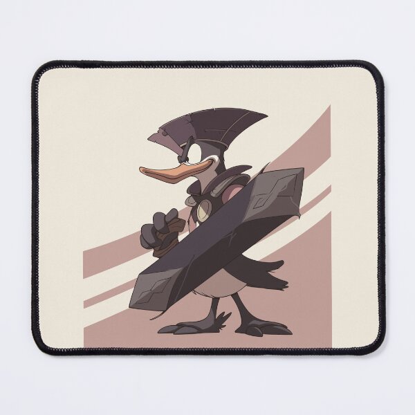 Item preview, Cartoon duck in armor holding shield designed and sold by EktorStudios.