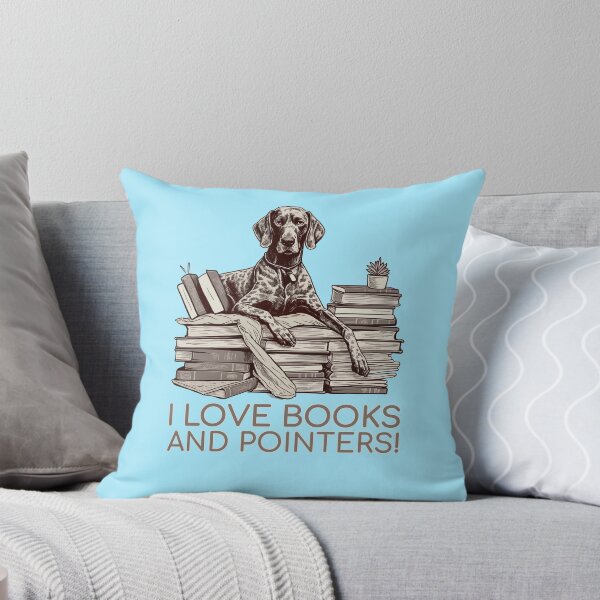 Item preview, German Shorthaired Pointer Bookworm - A Cozy Design for Book Lovers designed and sold by brindled.