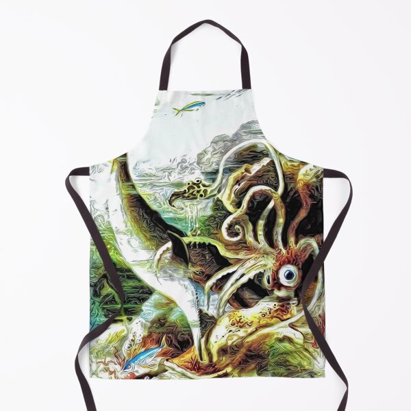 Item preview, Whale and Giant Squid designed and sold by notsweettea.