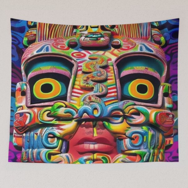 Item preview, Mayan Art - The Warrior designed and sold by cfbennettmedia.