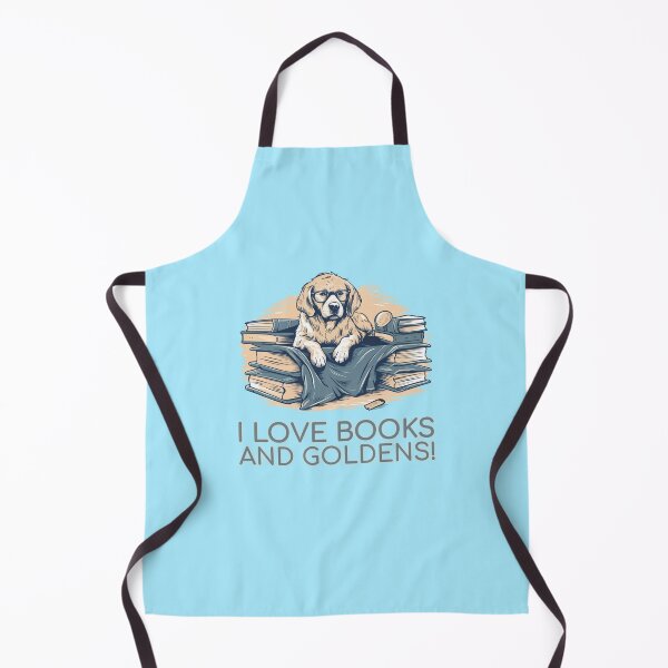 Item preview, Golden Retriever Bookworm - A Cozy Design for Book Lovers designed and sold by brindled.