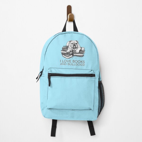 Item preview, English Bulldog Bookworm - A Cozy Design for Book Lovers designed and sold by brindled.