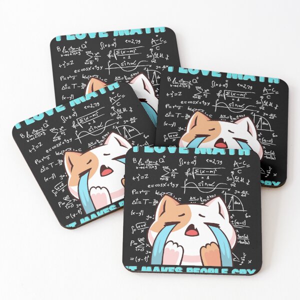Item preview,  Funny Cat  - I Love Math It Makes People Cry designed and sold by haitrieuic96.