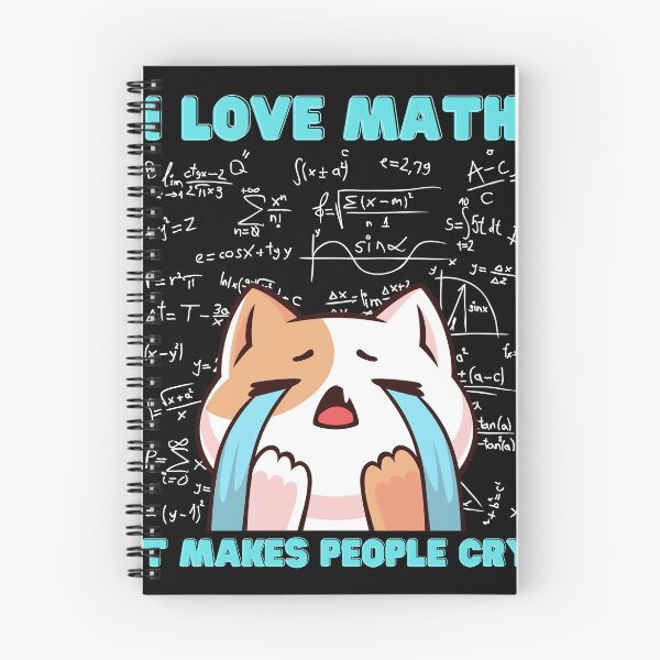 Item preview,  Funny Cat  - I Love Math It Makes People Cry designed and sold by haitrieuic96.