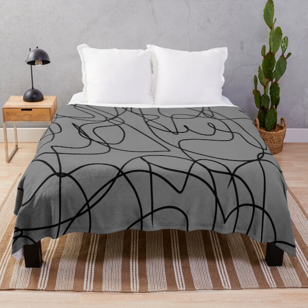 Item preview, Arte lineal en negro y gris designed and sold by DanielleGensler.