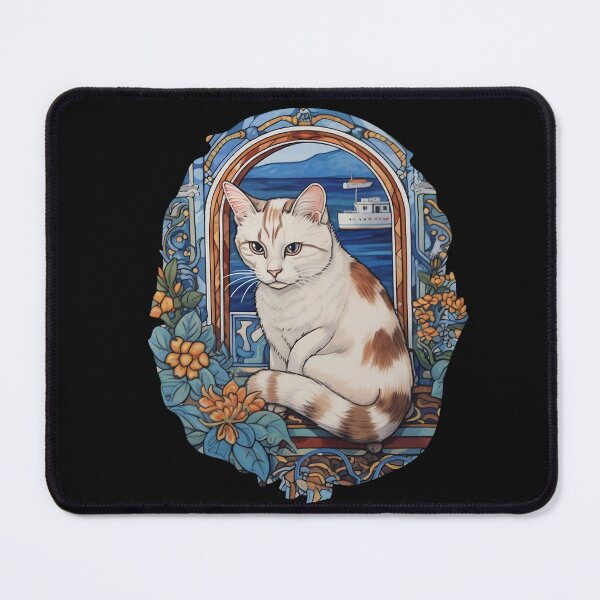 Item preview, mysterious aegean cat designed and sold by ArtVilleStore.