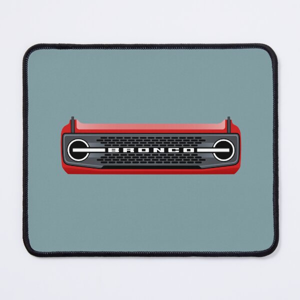 Item preview, Bronco Grill Silhouette - Race Red designed and sold by shlehanov.
