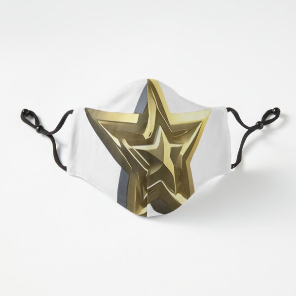 Estrella de Metal Dorada. Metal Star 5 Ajustada - 3 capas