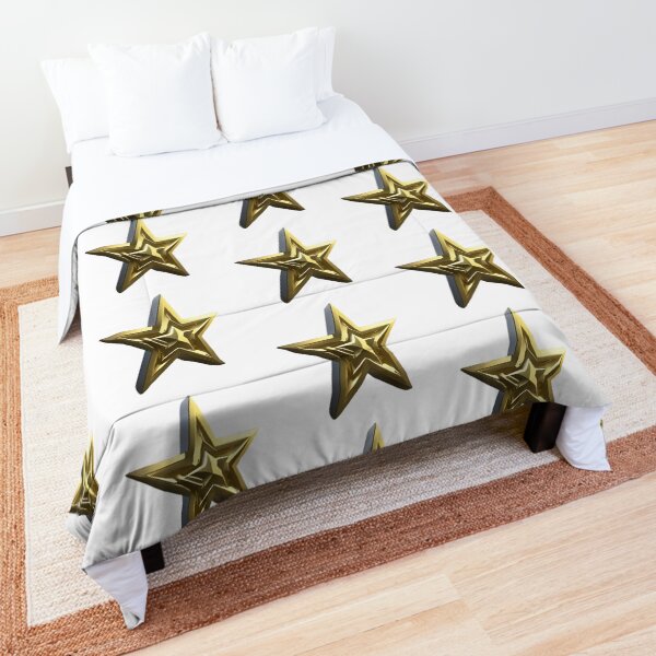 Estrella de Metal Dorada. Metal Star 5 Colcha