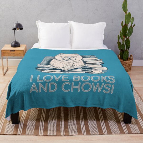 Item preview, Chow Chow Bookworm - A Cozy Design for Book Lovers designed and sold by brindled.