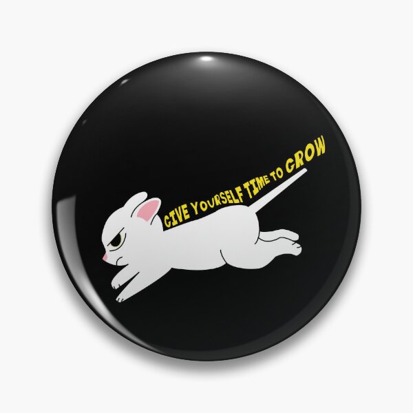 Item preview, Give yourself time to grow - white cat designed and sold by viewtl.