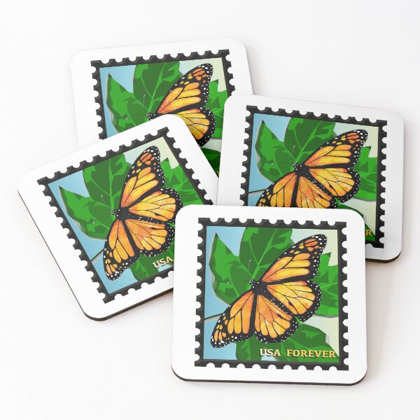 Item preview, monarch stamp designed and sold by UffdaGreg.