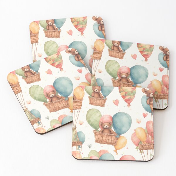 Item preview, Teddy Bears In Hot Air Balloons : Pattern designed and sold by MTJ-Mushrooms.