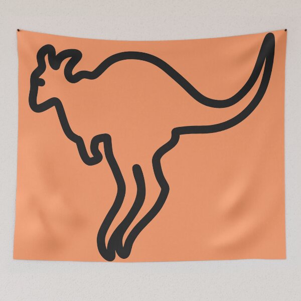 Item preview, Jumping kangaroo designed and sold by andreasschwalm.