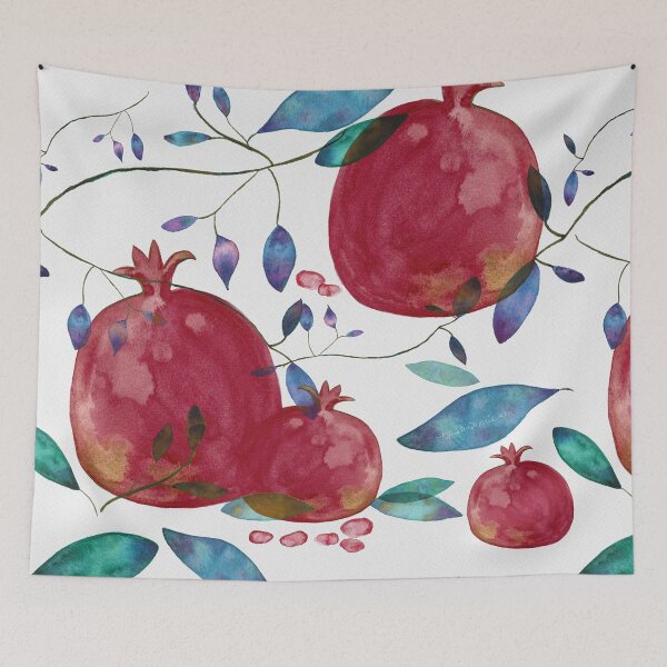 Item preview, Pomegranates designed and sold by Kristin Marie Steinke.
