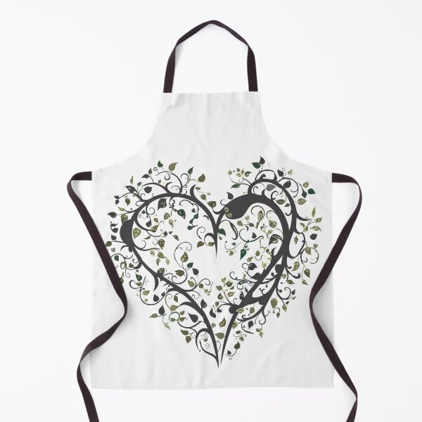 Item preview, Heart Vines: A Romantic and Whimsical Design (green tones) designed and sold by Nange and Gabe.