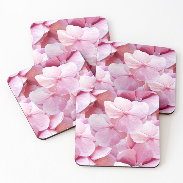 Item preview, Pinkie, hydrangea flowers violet pink floral pattern designed and sold by Glimmersmith.
