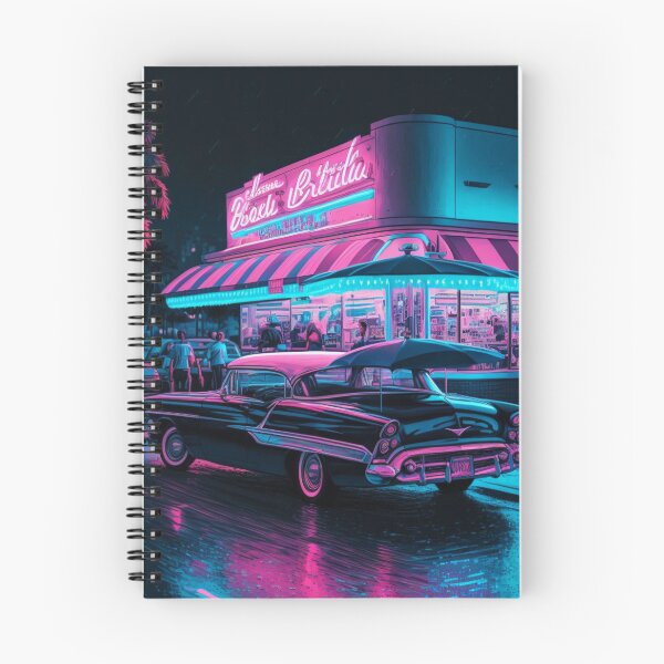 Item preview, Classic Miami Vice Diner - Retro Miami Vice 80s design - Cool vintage design designed and sold by SanchezMiami.
