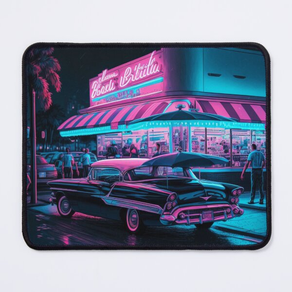 Item preview, Classic Miami Vice Diner - Retro Miami Vice 80s design - Cool vintage design designed and sold by SanchezMiami.