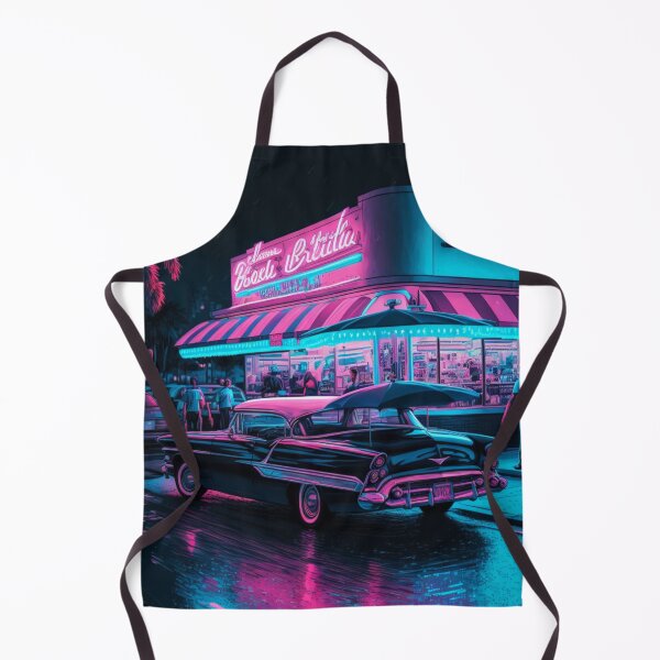Item preview, Classic Miami Vice Diner - Retro Miami Vice 80s design - Cool vintage design designed and sold by SanchezMiami.
