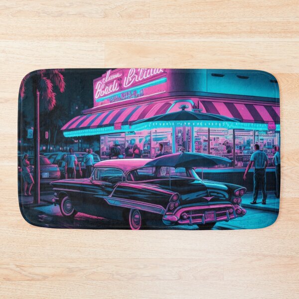 Item preview, Classic Miami Vice Diner - Retro Miami Vice 80s design - Cool vintage design designed and sold by SanchezMiami.