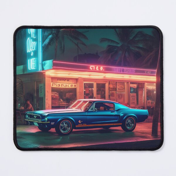 Item preview, Retro Miami Diner - 80s vintage designed Miami diner - Miami Vice inspired design designed and sold by SanchezMiami.
