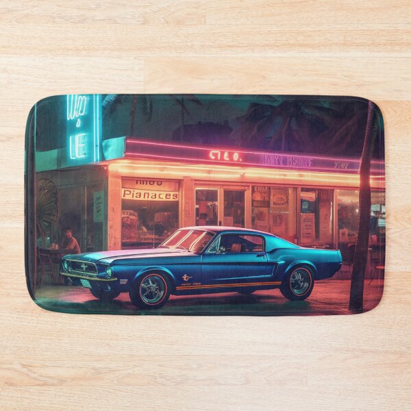 Item preview, Retro Miami Diner - 80s vintage designed Miami diner - Miami Vice inspired design designed and sold by SanchezMiami.