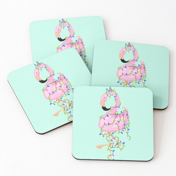 Item preview, Flamingo Christmas Tree designed and sold by Hallie Odom.