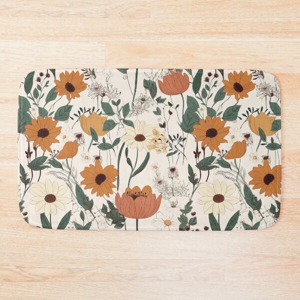 Item preview, Botanical pattern seamless flower vintage designed and sold by PolarInk.