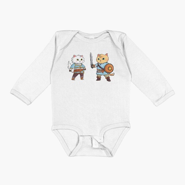 Cat Heroes Kids Apparel Long Sleeve Baby One-Piece