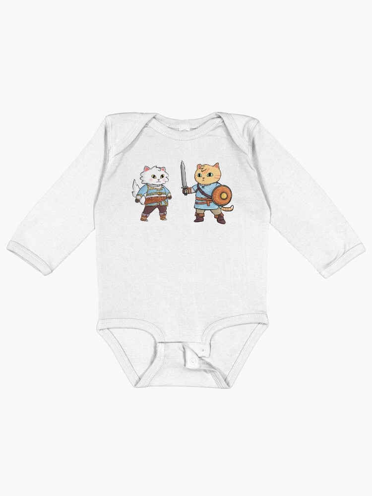 Thumbnail 1 of 2, Baby One-Piece, Cat Heroes Kids Apparel designed and sold by Angypants.